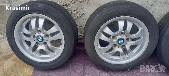 Оригинални алуминиеви джанти BMW 16'' 5x120 E90 ET34 – OEM 6775593, снимка 2 - Гуми и джанти - 51463753