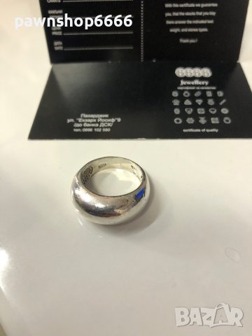 Сребърен пръстен 925, снимка 4 - Пръстени - 36868770
