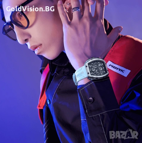 Мъжки часовник Mark Fairwhale – White + ПОДАРЪК, снимка 3 - Мъжки - 53179228