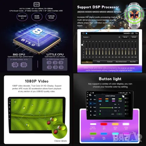 Мултимедия, за Peugeot 3008, 5008, 2009, Двоен дин, Навигация, дисплей, 2DIN, плеър, екран, Android, снимка 6 - Аксесоари и консумативи - 48897732