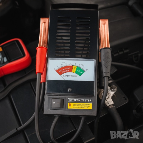 Тестер за акумулатори аналогов, 6 V / 12 V  200 -1000 A, 3058, снимка 3 - Други стоки за дома - 52094092