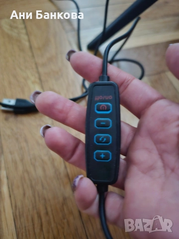  Чисто нов Селфи LED ринг лампа 26 см с трипод и държач

, снимка 3 - Селфи стикове, аксесоари - 54153886