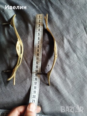 две барокови дръжки за мебел, снимка 2 - Антикварни и старинни предмети - 30153238