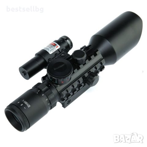 Тактически бързомерец оптически мерник лазерен прицел за оръжие пушка, снимка 4 - Оборудване и аксесоари за оръжия - 29104684