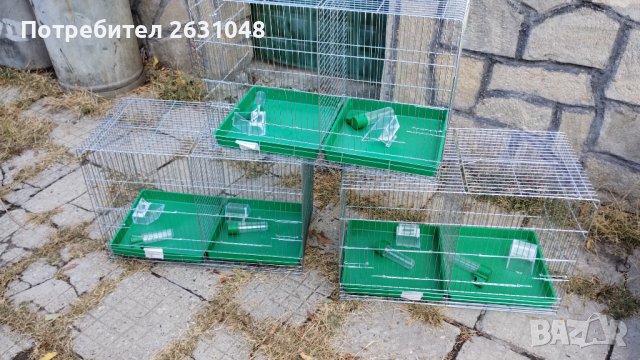 Клетка за канарчета двойна голяма XL , и за други птици, снимка 11 - Папагали - 38385741