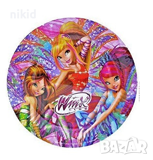 winx Уинкс 8 бр големи парти чинии чинийки