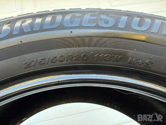 4бр гуми BRIDGESTONE ALENZA 275/50/20, снимка 6 - Гуми и джанти - 54238108