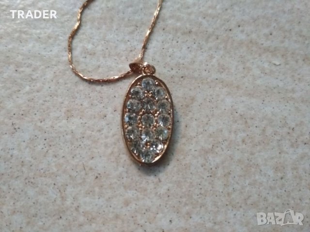 колие с обеци позлата позлатени, снимка 7 - Бижутерийни комплекти - 35079533