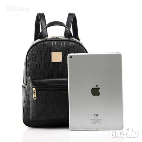 Комплект раница и 3 чантички / Цвят: Черен, снимка 13 - Раници - 52449538