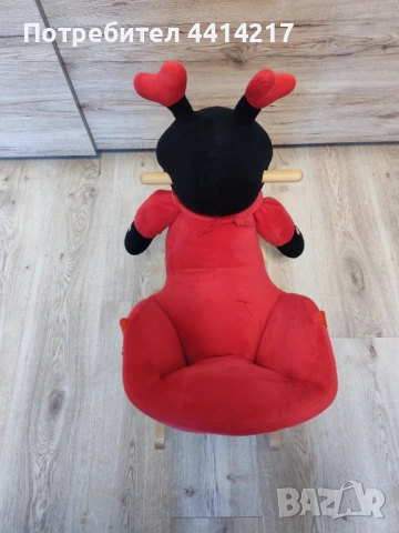 Бебешки шезлонг x 2 и дървена люлка калинка, снимка 10 - Детски шезлонги - 54301665