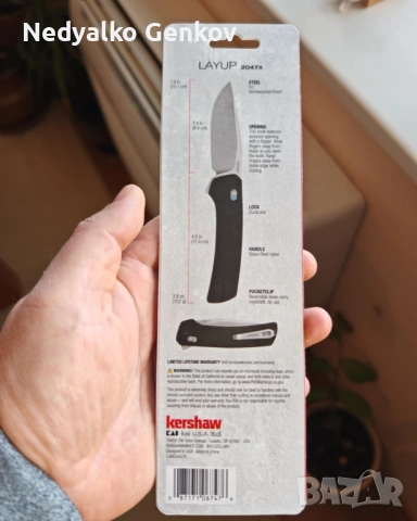 Kershaw Layup/Norad/Tumbler, CRKT, Ontario Rat 1, Lansky, Real Steel, снимка 5 - Ножове - 54043992