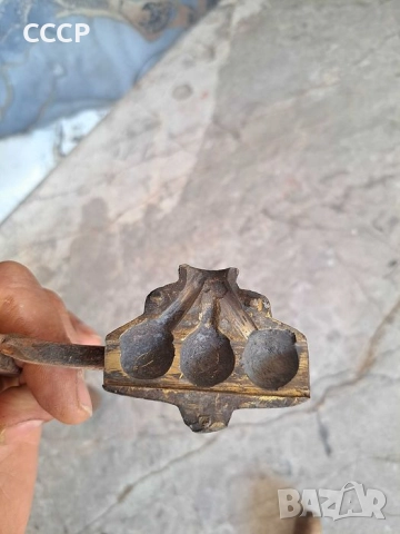 Стар калъп за съчми, патрони, снимка 3 - Антикварни и старинни предмети - 52036913