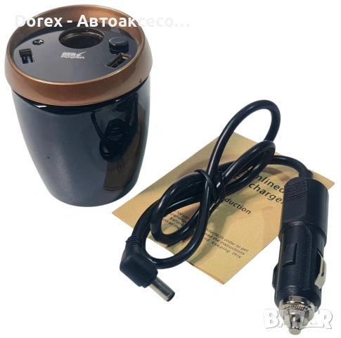 Разклонител и зарядно с волтметър тип „чаша“