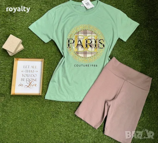 Памучни дамски комплекти , снимка 8 - Спортни екипи - 49756087