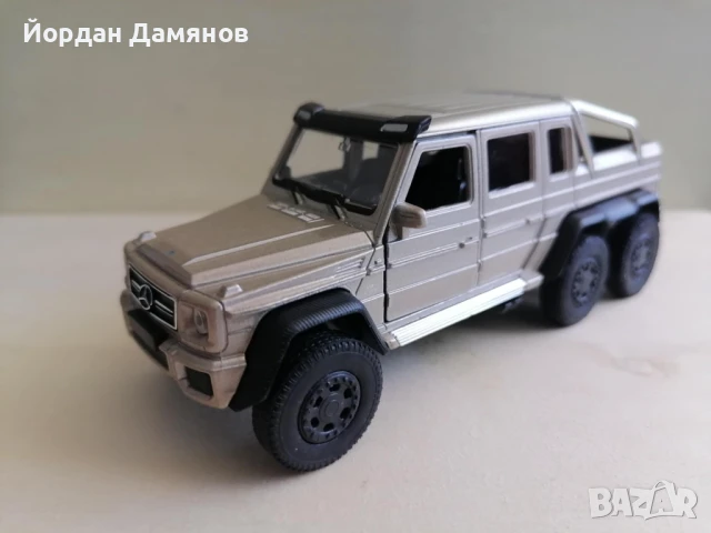 Мерцедес Г клас 6х6 мащаб 1:34