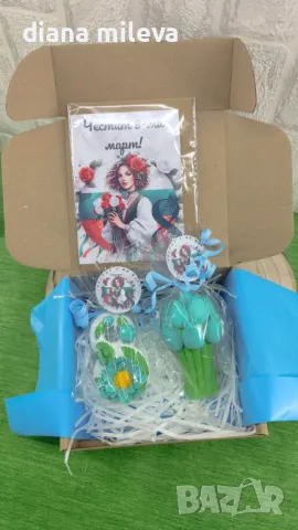 Подаръчен комплект за 8 ми Март!!!, снимка 5 - Декорация за дома - 49169730