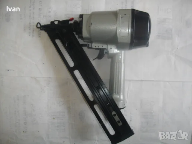 ПНЕВМАТИЧЕН ИНДУСТРИАЛЕН ТАКЕР ЗА ПИРОНИ РАЗМЕР 32-64мм 34 ГРАДУСА КАТО НОВ ГОЛЯМ С БЪРЗА СИСТЕМА, снимка 15 - Други инструменти - 48707902