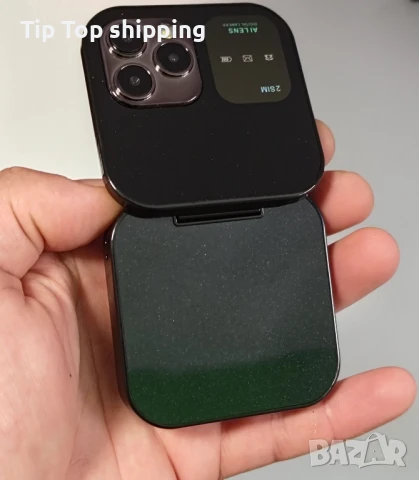 Сгъваем мобилен телефон i16 Pro – 2 SIM, камера, фенерче, FM радио, снимка 9 - Други - 50516843