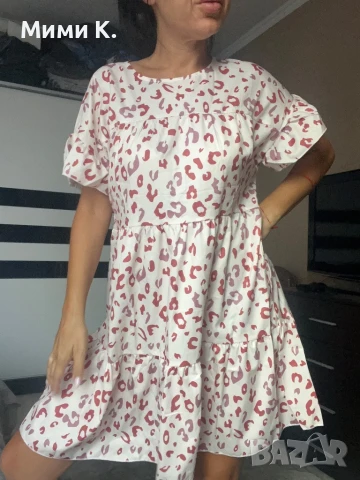 Дамска рокля с леопардов принт