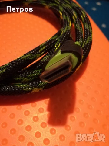 Чисто нов 2 метра дълъг hdmi - hdmi 1080 4K кабел, снимка 3 - Кабели и адаптери - 35362659