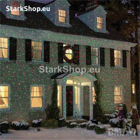 Лазерен коледен прожектор – StarShower, снимка 5 - Прожектори - 30873861