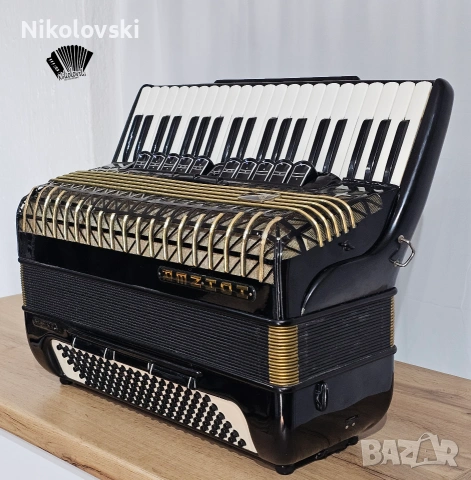 Акордеон Hohner Atlantic IV Deluxe , снимка 5 - Акордеони - 54187297