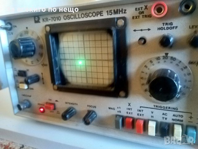 Радиотехника, Осцилоскоп КР 7010 - 15 MHz ( RADIOTECHNIKA OSCILLOSCOPE KR 7010 - 15 MHz)  , снимка 3 - Друга електроника - 29988541