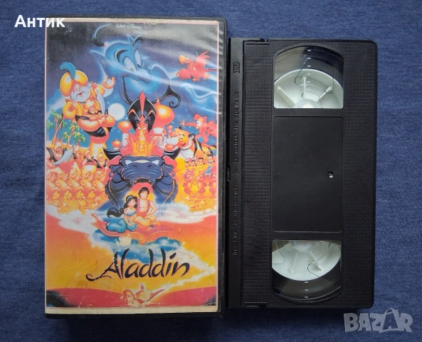Видеокасети VHS Аладин Том и Джери Анимация, снимка 2 - Други жанрове - 53293428