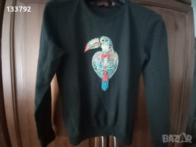 блуза папагал, снимка 3 - Блузи с дълъг ръкав и пуловери - 20262992