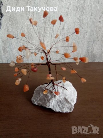 Дръвчета от естествени камъни.Добрият подарък носещ избрана енергия за Вас и другите., снимка 10 - Декорация за дома - 16172932