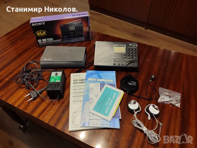 Радио Sony ICF-SW7600G FM Stereo/SW/MW/LW PLL World Radio.