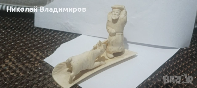 Слонова кост фигурка фигура , снимка 9 - Фигурки - 53223589