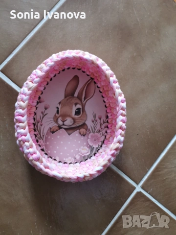 Панер/кошница Великден, снимка 3 - Ръчно изработени сувенири - 54074216