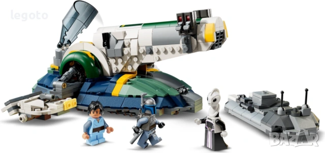 НОВО ЛЕГО 75433 Стар Уорс-Звездният кораб на Джанго Фет LEGO 75433 Star Wars-Jango Fett's Starship , снимка 3 - Конструктори - 54039673