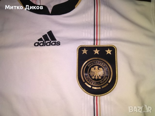 Тениска на Германия 2010-2012 маркова на Адидас размер 176см-М отлична, снимка 3 - Футбол - 37334212