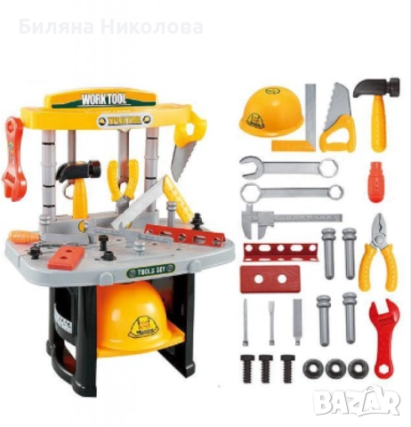 Маса с инструменти,36 части, снимка 6 - Играчки за стая - 52579285