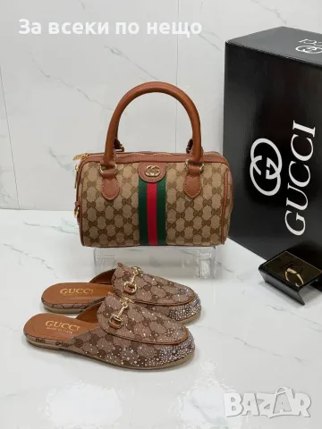 Gucci Дамски Чехли Гучи - Различни Модели и Цветове Код SEM-374, снимка 4 - Чехли - 55854750