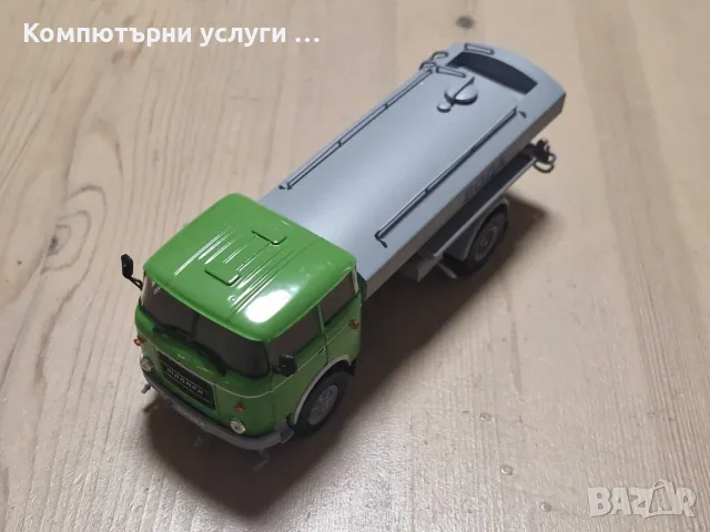Skoda LIAZ Мадара 706 RT цистерна за вода 1970 - мащаб 1:43 на DeAgostini моделът е нов в блистер, снимка 8 - Колекции - 55938167