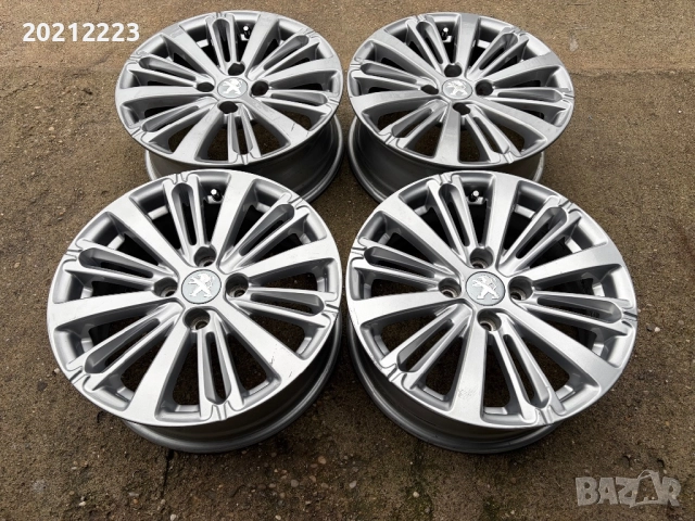 4 броя алуминиеви джанти за Peugeot 208,2008 16, снимка 2 - Гуми и джанти - 52708834