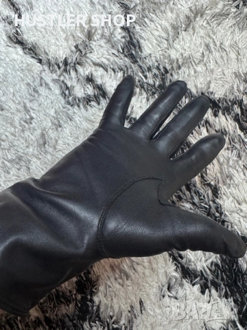 Дамски ръкавици от естествена кожа BORJESSON. Размер 7.5, снимка 3 - Ръкавици - 53138332