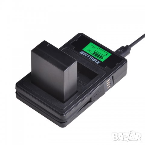 Зарядно за батерия за Panasonic DMW-BLC12 - Lumix DMC-FZ200, DMC FZ200, G5, G6, DMWBLC12, DMW BLC12 , снимка 3 - Батерии, зарядни - 34326480