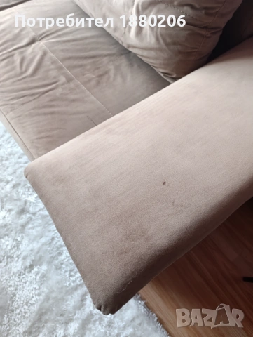 Холов ъглов диван, снимка 6 - Дивани и мека мебел - 53936944