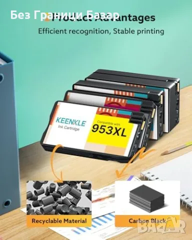 Нови 953XL мастилници 4 цвята HP OfficeJet Pro 8710 8720 8730 8740 7720 7740 принтер мастило печат, снимка 4 - Консумативи за принтери - 56209111