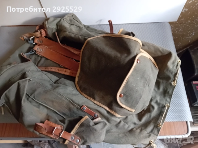 СТАРА БРЕЗЕНТОВА РАНИЦА, снимка 9 - Други ценни предмети - 42014335