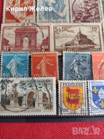 Лот пощенски марки стари редки поща Франция за колекция 22021, снимка 5 - Филателия - 36684258