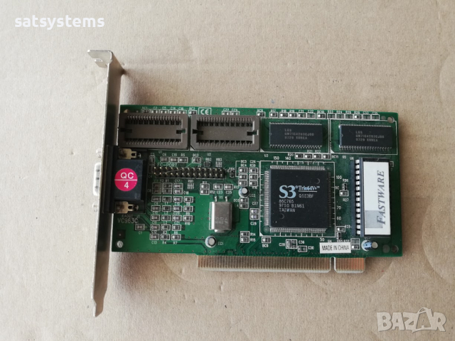 Видео карта S3 Trio 64V+ Fastware VC963C 2MB PCI