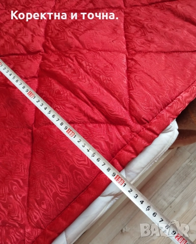 Продавам чисто нова,зимна,червена,олекотена завивка., снимка 6 - Олекотени завивки и одеяла - 52668416