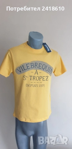 Vilebrequin Cotton Mens Size S НОВО! ОРИГИНАЛНА Мъжка Тениска!