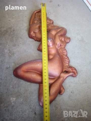 Алуминиева фигура, снимка 2 - Антикварни и старинни предмети - 29567340