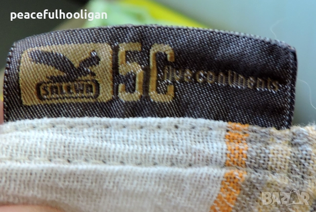 Salewa -страхотна мъжка карирана риза за туризъм с къс ръкав размер XL , снимка 12 - Ризи - 51475487